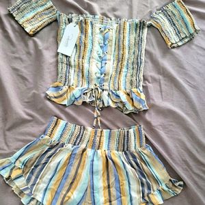 Peixoto 2-peice Swimsuit Cover-up set